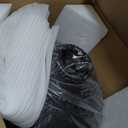 Karjear Black Rattan Chandelier, 16.5 inch Large Wicker Pendant Lights Fixture Hand-Woven Basket Hanging Light for Dining Room Kitchen Island Living Room