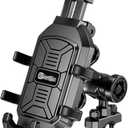 Motorcycle Mount Holder 7.2inch Big Friendly Bike Motorcycle Handlebar Clamp(U-Shaped Handlebar)