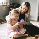 2 x BUNYISCN Funny Positive Crochet Hedgehog Birthday Gifts for Women Men, Emotional Inspirational Crochet Decor Gifts Christmas Stuff Gifts for Her Him Daughter Sister Friend