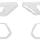 RAZPOY Inner Door Handle Cover Trim Compatible with 2021-2026 Ford Bronco Interior Accessories White (Not for Bronco Sport)