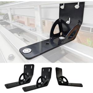 813402 50mm Awning Bracket Gusseted Awning Holder Compatible with Thule Rhino Heavy Duty Bar 3 Awning Bracket