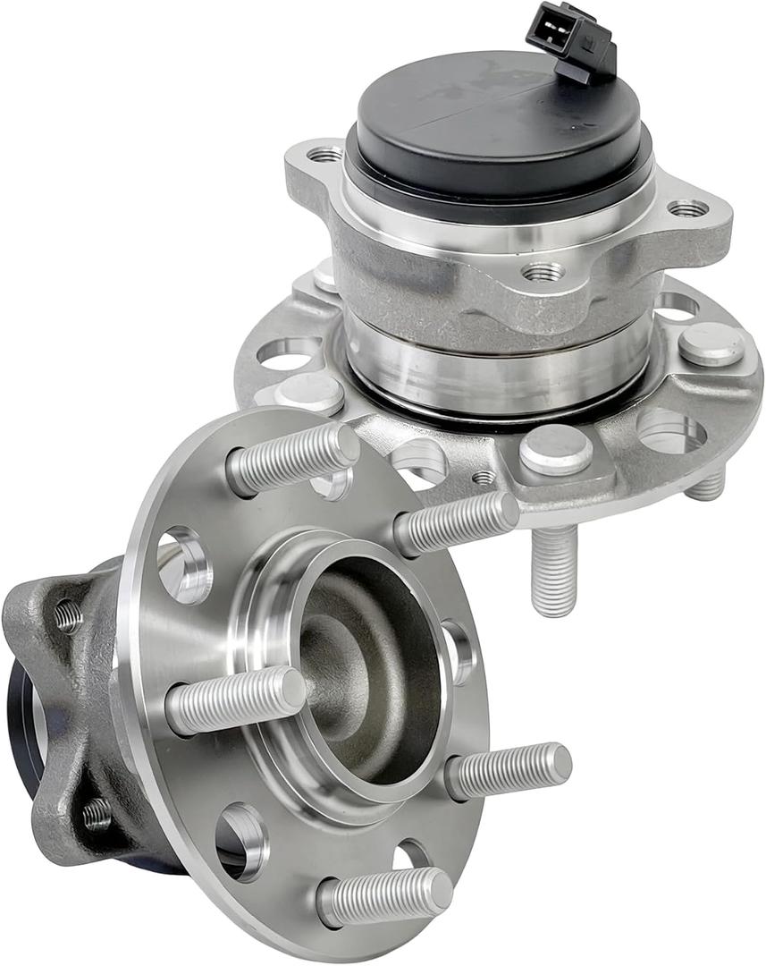 2 Pcs 512553 Rear Wheel Bearing Hub Assembly Compatible with Hyundai Sonata 2015-2019, Tucson 2016-2019, Veloster N 2019, for Kia Optima 2016-2019, Sportage 2017-2020, Cadenza 17-19, 5 Lugs w/ABS