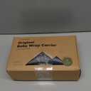 KeaBabies Baby Wrap Carrier - All in 1 Original Baby Carrier Newborn to Toddler Sling, Easy to Wear, Hands Free Bonding, Lightweight, Breathable Infant Wraps (Trendy Black) (One Size (Pack of 1))