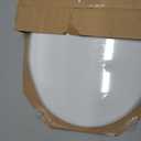 Mayfair Cassel Slow Close Toilet Seat, Easy Clean, Non Slip Premium Wood Seat, Easy Install, Made in USA, Round, White