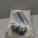 ChrisDowa Greyish Beige Pinch Pleated Blackout Linen Curtains 105 inches Long 2 Panels for Living Room Bedroom Farmhouse Room darking Thermal Insulated Back Tab Hooks Rings Window Treatment Drapes