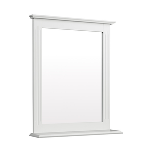 Wall-Mounted Multipurpose Vanity Mirror with Shelf, 1 Ct, HW61553WH