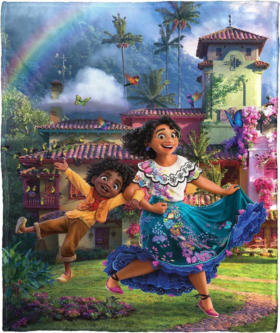 Northwest Encanto Silk Touch Throw Blanket, 50" x 60", Tropical Magic