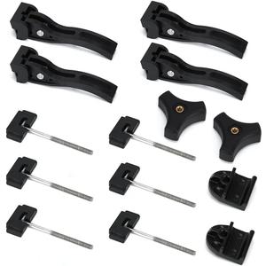 Truck Tonneau Cover Replacement Installation Accessory for Hard Tri-fold Tonneau Cover Include Rear Clamp Front Clamp T-Bolts