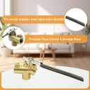 1/4" Carpet Cleaning Wand Angle Valve, Brass Angled Flow Control Valve for Carpet Extractor Upholstery Wand, Angle Valve Handle for Carpet Cleaner
