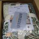 Great Bay Home Lodge Quilt Set - 3-Piece King/California King Size Rustic Bedding Set - Lightweight, All-Season, Reversible Bedspread (Floral Grid - Brown)