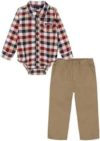 Tommy Hilfiger boys 2pc Woven Shirt Pant Set 12M