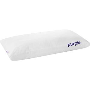 Purple Cloud Pillow, King Size, Plush Down-Alternative Neck Pillow
Side, Back, Stomach Sleepers, Soft Moldable Feel, Hypoallergenic Gel Fiber Fill That Won't Clump or Flatten