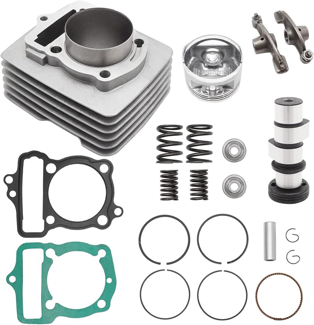 Big Piston Cylinder 58mm 120cc Upgrade Big Piston Kit 411-HXR-1001 for Honda CRF100 CRF100F 2004-2013 XR100 1981-1984 XR100R 1985-2003