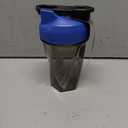 HELIMIX 2.0 Vortex Blender Shaker Bottle Holds upto 28oz | No Blending Ball or Whisk | USA Made | Portable Pre Workout Whey Protein Drink Shaker Cup | Mixes Cocktails Smoothies Shakes | Top Rack Safe (Blue)