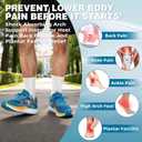 Men's Orthopedic Road Running Shoes: Comfortable Arch Supports Plantar Fasciitis Orthotic Sports Fashion Sneakers, Casual Outdoor Hiking Tennis Athletic Walking Shoes for Foot Heel and Pain Relief