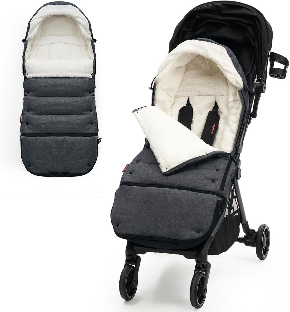 Momcozy Stroller Footmuff Universal (Carbon Black)