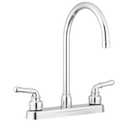 Pacific Bay Lynden Modern High Arc Kitchen Sink Faucet - Metallic Plating Over ABS Plastic - (Polished Chrome)