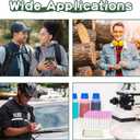 10 Pack Waterproof Notebook, All-Weather Pocket Sized Tactical Notepad, Top Spiral Memo Grid Paper Notepad for Outdoor Activities Recording(Army Green, 3"x5")