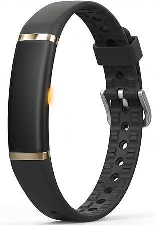 Smart Bracelet, Wearable Activity & Fitness Tracker Band for Men Women, 24H Sleep Tracker, All-Day Continuous Heart Rate, Stress HRV Monitor, Smart Wristband with Free APP 2 Bands, Rose Gold
