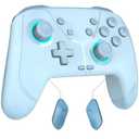 GMBACK Wireless Switch 2 Pro Controller, Macro Controller for Nintendo Switch 2/Switch 1/Lite/OLED with Loop Macro, Home Wake Up, HD Rumble, Motion Control, Turbo, 800mAh, Light Blue