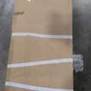 IDEALHOUSE Rattan 5 Drawer Dresser, 44''Tall Narrow Chest of Drawer, Farmhouse Wooden Vertical Dresser with Metal Legs and Handles, Modern Cabinet for Bedroom, Living Room, Oak (Natural)