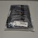 Women Oversized Graphic Shirt Ribbed Patchwork Long Sleeve Y2k Tops Teen Girls Baggy Grunge Clothes (Black, L)