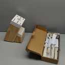 CAROTE 14 Pieces Knife Set with Block, Forged, High Carbon Stainless Steel Sharp Blade Block Knife Set, Dishwasher Safe Cutlery, Cream