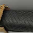 Durable Indoor Outdoor Door Mat, 2' x 4' Heavy Duty Front Door Mat for Entryway, Non-Slip Backing, Stain and Fade Resistant, Absorbent Commercial Floor Mat for High Traffic Area, Black