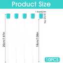 10 PCS Long Punch Needle Threader, Floss Needle Threaders for Embroidery Cross Stitch Sewing DIY Crafts
