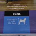 MidWest Homes for Pets Newly Enhanced Single & Double Door iCrate Dog Crate, Includes Leak-Proof Pan, Floor Protecting Feet, Divider Panel & New Patented Features (24.8"L x 17.9"W x 19.5"H, Black)