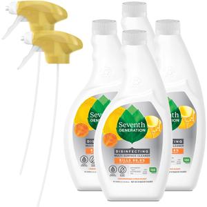 Seventh Generation Lemongrass Citrus Disinfecting Multi-Surface Cleaner - 26 Oz, Pack of 2