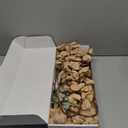 Artificial Flowers for Vase - Beige Silk Mums 10 Long Stems with Eucalyptus, Faux Flowers Home Decor, Neutral Tan Cream Floral Arrangement, Fake Chrysanthemum Pom Pom Stems, Spring Fall Centerpiece