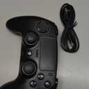 Wireless Controller For PS-5/PC/MAC/iOS/Android/Steam Deck, Gamepad with 7 Variable Color RGB Lights/Hall Effect Joystick/Dual Vibration/Turbo/Programmable/Headset Jack/Touchpad/1500 mAh Battery