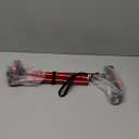 BeneCane Walking Cane for Men & Women Walking Stick for Seniors Folding Canes Quad Cane Adjustable Lightweight Sturdy Collapsible Heavy Duty with Soft TPR T-Handle and Travel Bag (Red)