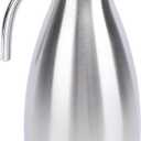 Thermal Carafe Stainless Steel Double Walled Vacuum Insulated Coffee Pot with Lid, 1.5L Large Capacity, European Design, Multipurpose Insulated Coffee Maker