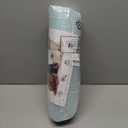 JOLLYVOGUE Calming Small Dog & Cat Bed for Indoor Cats - 20 inches Washable Donut Bed for Kittens & Puppies, Anti-Anxiety Round Fluffy Plush Pet Beds (Fits up to 15 lbs, Light Blue)