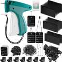 Chumia 3576 Pcs Stitch Tag Gun for Clothes, Quick Clothing Fixer, Tagging Gun with 3000 Barbs, 5 Needles and 100 Price Tags, Sewing Kit for Retail Stores, Garage Yard Sales (Black)