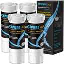 ICEPURE PLUS RWF5200B NSF/ANSI 53 Certified Refrigerator Water Filter Replacement for GE XWF ( ), WR17X30702, GBE21 GDE21 GDE25 GFE24 GFE26 GNE21 GNE25 GNE27 GYE18, 4PACK