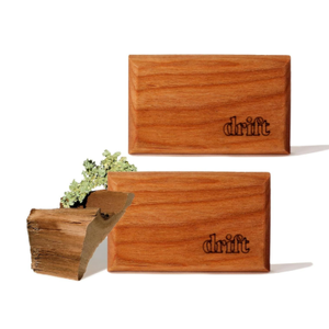 Drift Car Air Freshener - The Original Wood Air Freshener - Car Odor Eliminator - Long Lasting Scent - Metal Clip - Essential Oils - Clean Ingredients - Teak Scent 2 Pack Refill - NO CLIP INCLUDED