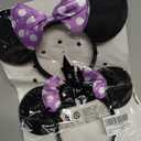 MADO 2 pack mouse ears headbands for adults women little girls boys (bright purple, onesize)