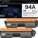 94A CF294A Black Toner Cartridge Replacement for HP 94A CF294A Pro M118dw MFP M148fdw M148dw M149fdw Printer Ink, 2 Pack