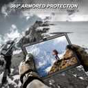 Fintie Shockproof Case for Samsung Galaxy Tab A11+ Plus 11 Inch 2025/ A9+ Plus 2023, Tuatara Rugged Unibody Hybrid Bumper Kickstand Cover Built-in Screen Protector, Black