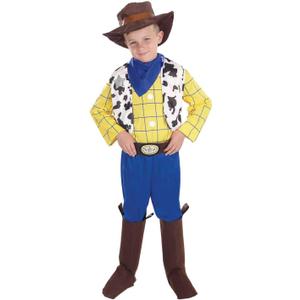 fun shack Cowboy Costume For Boys Boy Story Book Costume (Medium, Multicolored)