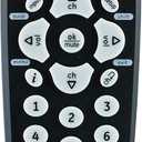 GE Universal Remote Control for Samsung, Vizio, LG, Sony, Sharp, Roku, Apple TV, RCA, Panasonic, Smart TVs, Streaming Players, Blu-ray, DVD, 3-Device, Black, 24991