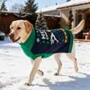 Christmas Dog Sweater Xmas Pet Clothes Cat Puppy Turtleneck Knitwear with Christmas Trees Elks Snowflakes Xmas Knitted Sweaters Shirt Pullover Apparel for Small Medium Large Dogs 4XL