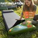 Self Inflating Sleeping Pad with Electric Pump, 4" Ultra-Thick Foam Camping Pad,9.5 R-Value 4 Season Camping Mattress Pad with Removable Cover, Camping Essentials Gear for Tent Travel Car
