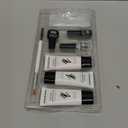 JEWHITENY Poly Extension Gel Nail Set Clear White Pink Poly Nail Gel With Base Coat Top Coat for Finger Art and Home DIY French Manicure Need U V Lamp Curing