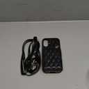 Keallce Case for iPhone 17 6.3'' Wallet Case, Crossbody Zipper Purse with Wrist Strap Lanyard Handbag, RFID Blocking Card Holders, Kickstand Flip Leather Cover for iPhone 17, Black