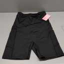 POSHDIVAH Maternity Shorts for Women Over Belly Biker Workout Yoga Active Summer Pregnancy Running Short Leggings 5", Large