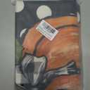 Fall Pillow Covers 18x18 Set of 2 Autumn Black Polka Dot Orange Pumpkin Throw Pillow Covers Outdoor Decor Thanksgiving Decorations Pumpkin Farmhouse Decorative Cushion Covers for Home Couch